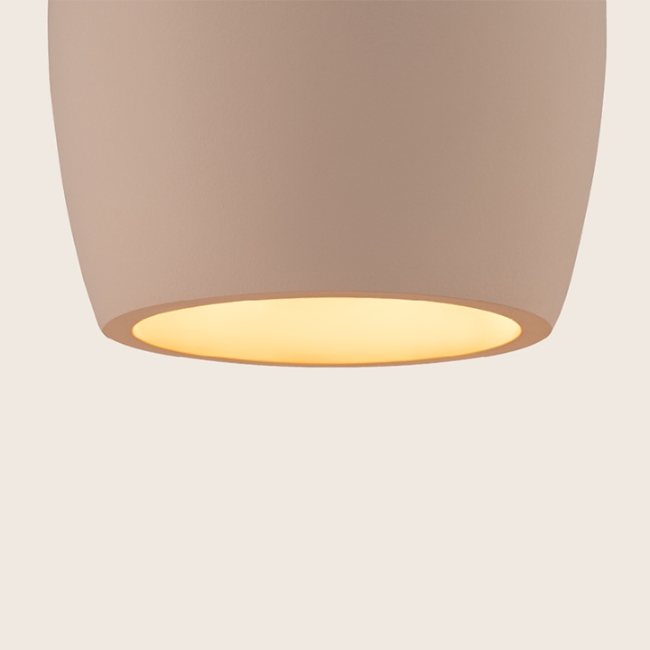 Pendul Bella 2662 1XE27 40W – bej rozaliu metal - Img 3