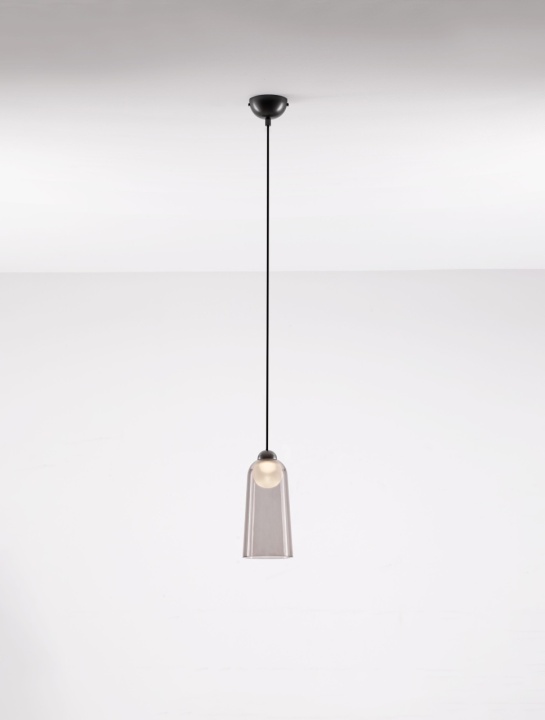 Pendul Dione Negru / Smokey Ø10 x H 200 cm - Img 4