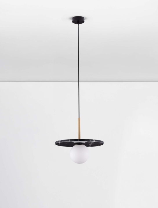 Pendul Idor Opal / Negru Ø30 x H 185 cm - Img 3