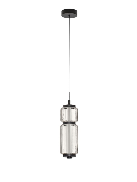 Pendul Liessa Negru / Transparent Ø12 x H 120 cm - Img 2