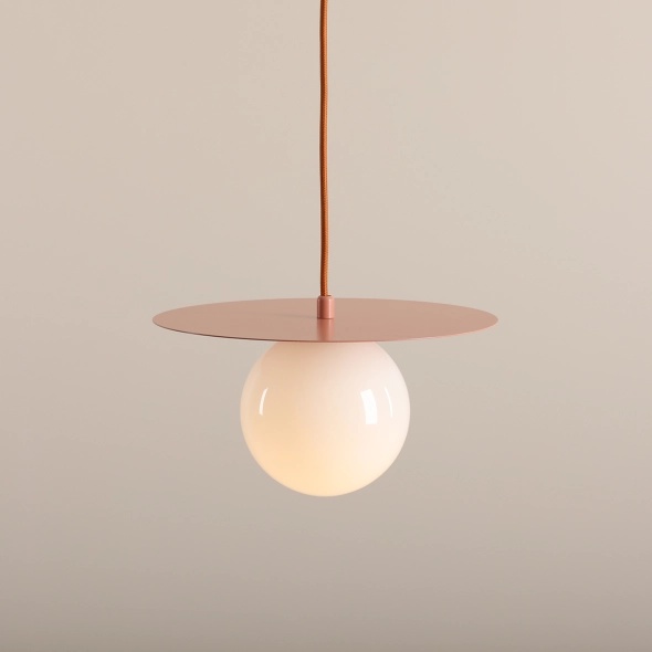 Pendul Loop 28 cm 1xE14 - Coral - Img 2