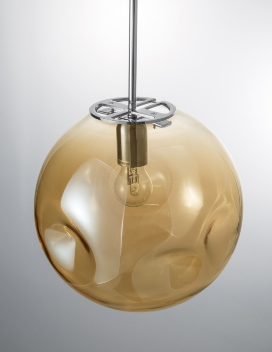 Pendul Mayan Champagne / Crom Ø30 x H 120 cm - Img 3