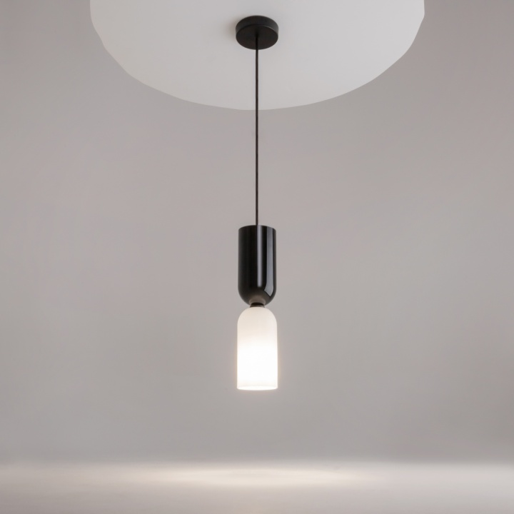 Pendul Memory Ø 8 cm E14 - Negru - Img 2