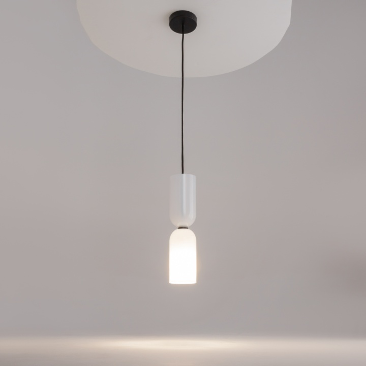 Pendul Memory Ø 8 cm E14 - Negru - Img 2