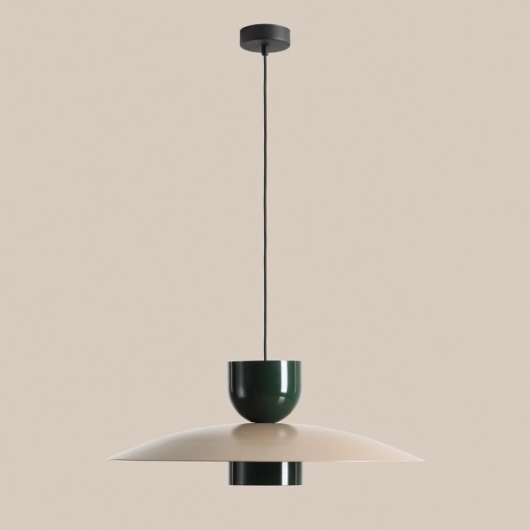 Pendul Nutta 65 cm 1xE27 - Verde - Img 2