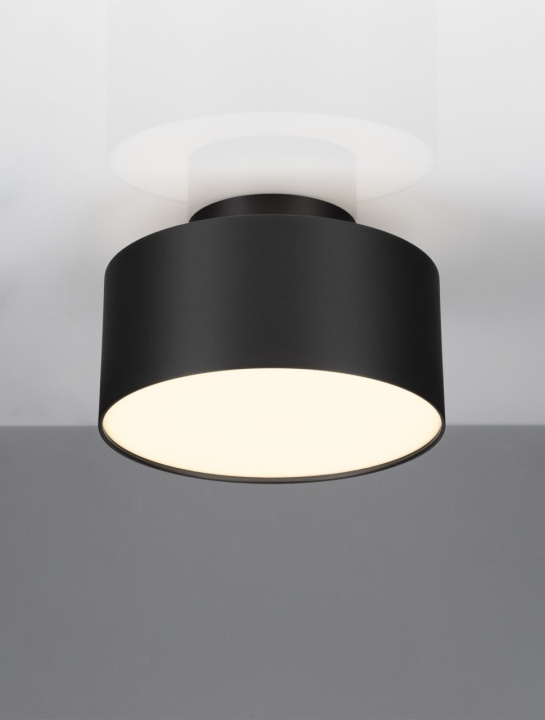 Plafoniera Οζεν Negru Ø14 x H 8,8 cm - Img 4
