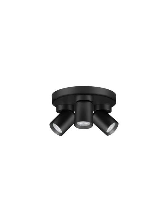 Plafoniera Amecy Negru Ø22 x H 12,5 cm - Img 2
