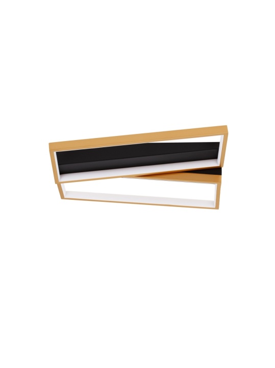 Plafoniera Elize Negru / Auriu 43,2 x 35 x 8 cm - Img 4