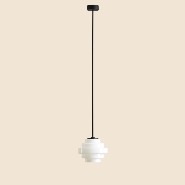 Plafonieră Filo 14 cm înălțime 41 cm 1xG9 - Alb lăptos - Img 3