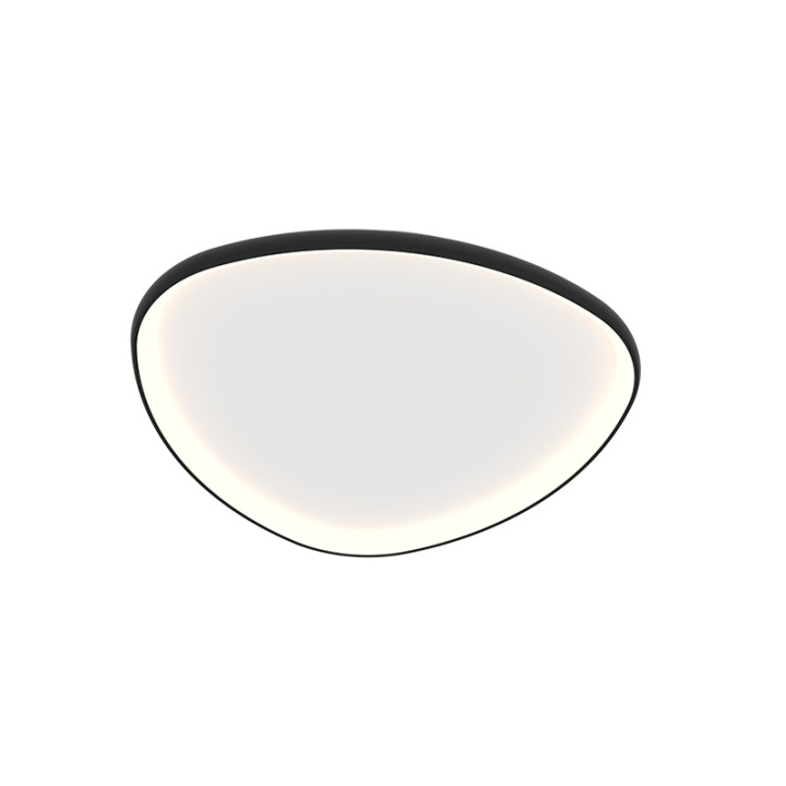 Plafonieră Forma Organica LED 3000K - Negru mat - Img 2
