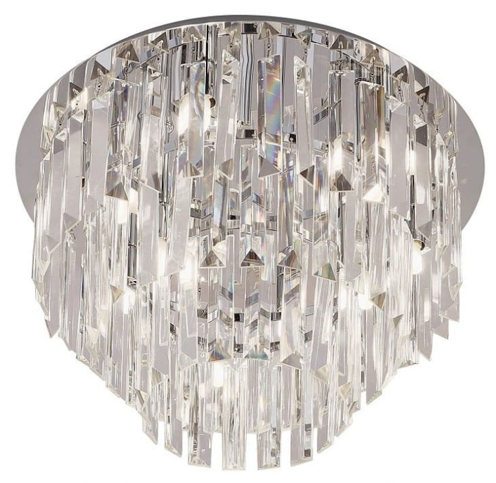 Plafonieră Monaco 42cm crom - Img 3
