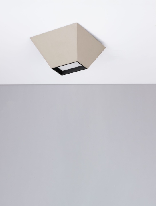 Plafoniera Utopia Beige 15 x 15 x 6,5 cm - Img 3