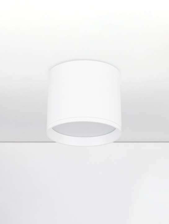 Plafoniera Ziaza Alb Ø10 x H 8,6 cm - Img 3