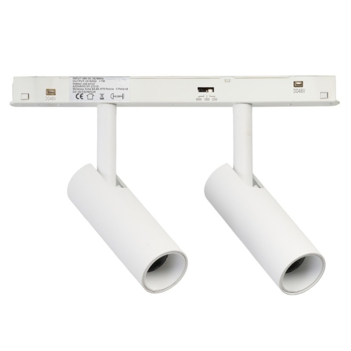 Proiector pe sina Alfa Niko 2x7W 2LINE • CCT SWITCH • TRIAC DIMMER - Alb - Img 3