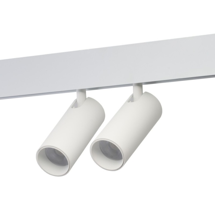 Proiector pe sina magnetica Alfa Niko 2x15W 2LINE - Alb - Img 2