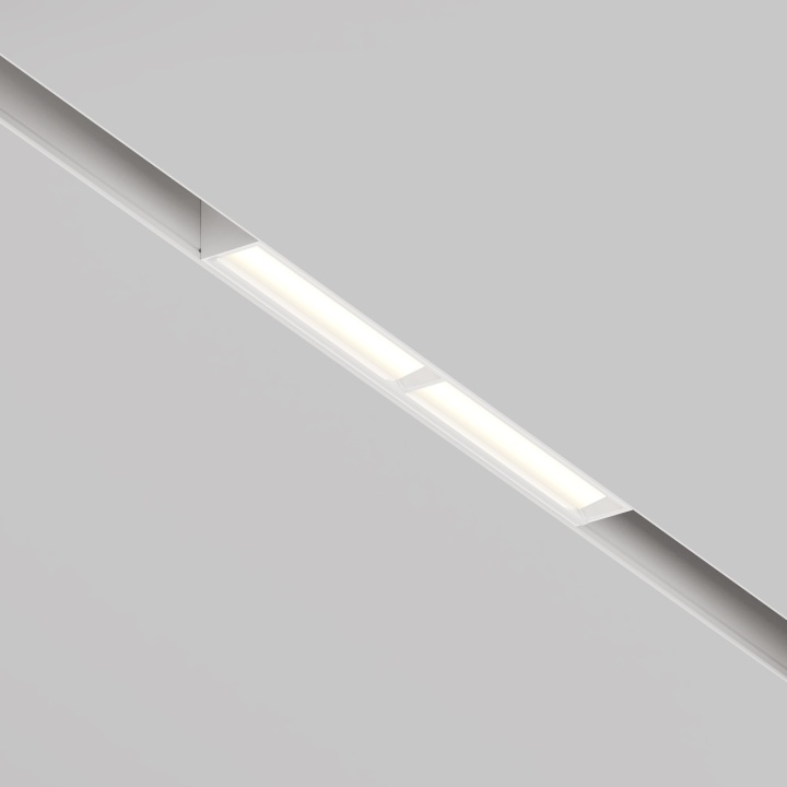 Proiector pentru sina Sina magnetica Exility DIMABIL - 21.9 cm, Alb - Img 2