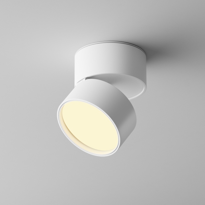 Spot aplicat Onda - Ø 8.5 cm, 2700K, Alb - Img 2