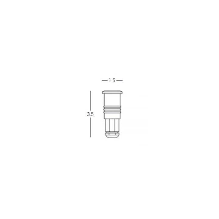 Spot exterior încastrat Nesso 3000K - Stainless Steel - Img 3