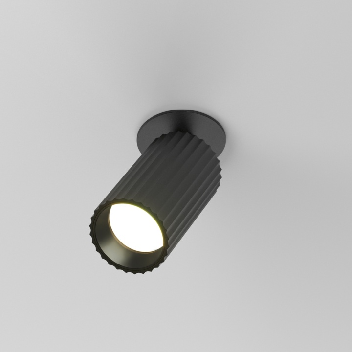 Spot incastrat Calipso - Ø 5.6 cm, Negru, GU10 - Img 2