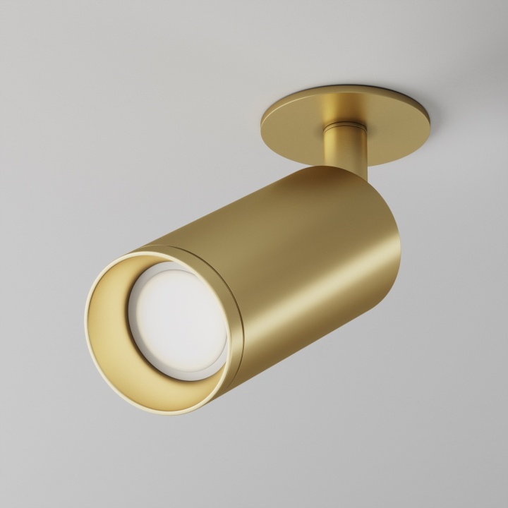 Spot incastrat Focus - Ø 6 cm, Auriu, GU10 - Img 2