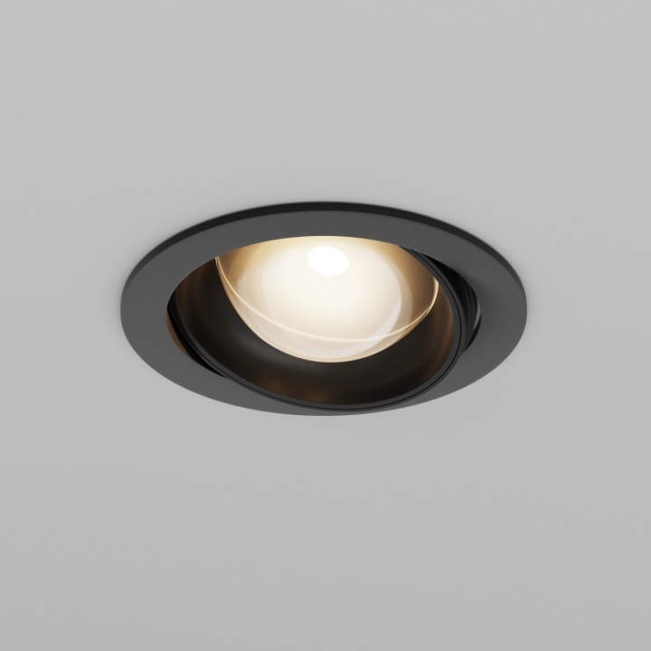 Spot incastrat Lens - Ø 12 cm, 3000K, Negru - Img 3