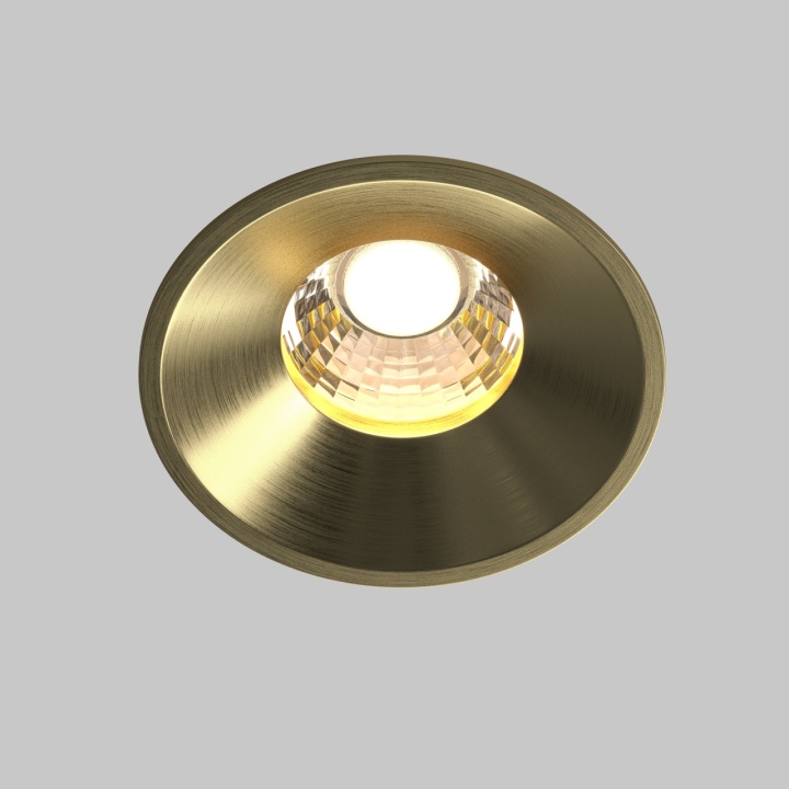 Spot incastrat Round - Ø 8 cm, 3000K, Auriu - Img 2