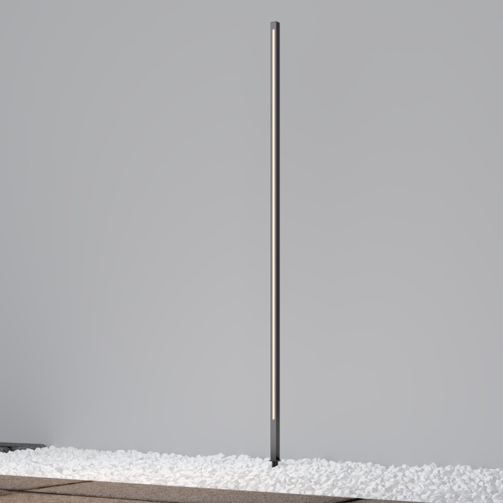 Stalp Pole L 2.5 x l 2.5 cm 3000K - Gri - Img 2