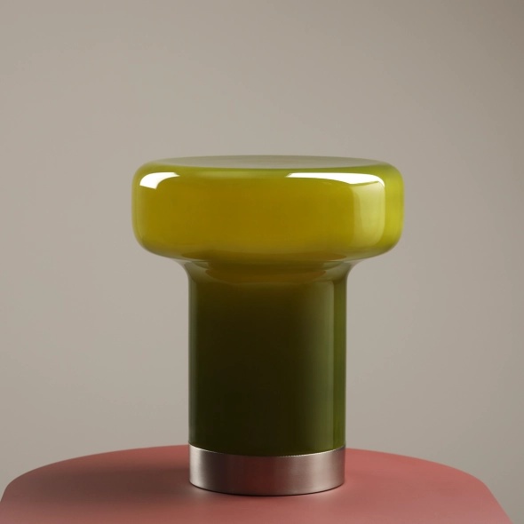 Veioză Bonbon 24,5 cm 1xE14 - Verde lime - Img 3