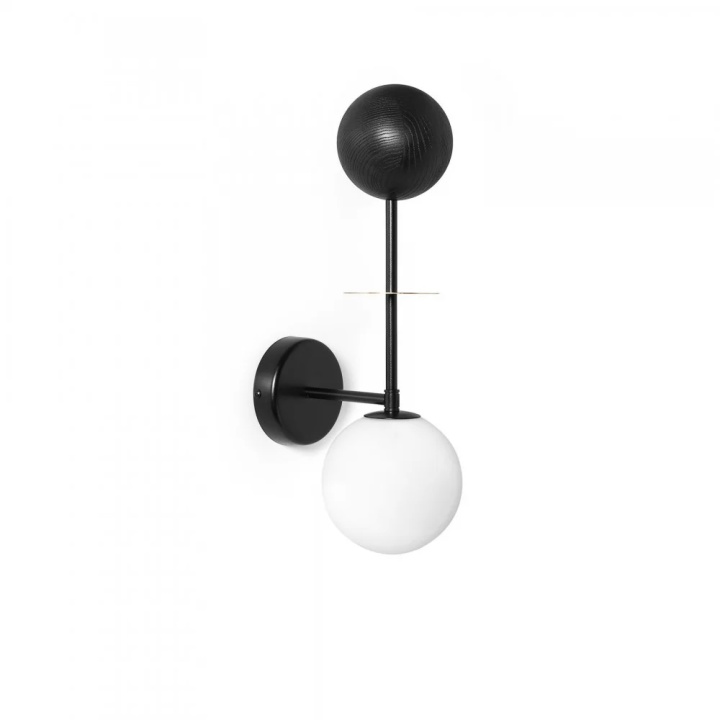 Aplică de perete OIO B black with a brass element, negru / auriu - Img 4