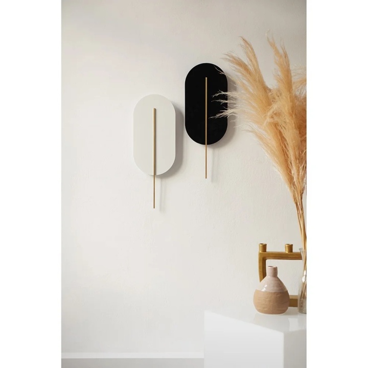 Aplică de perete ROKKE black with brass detail, negru / auriu - Img 3