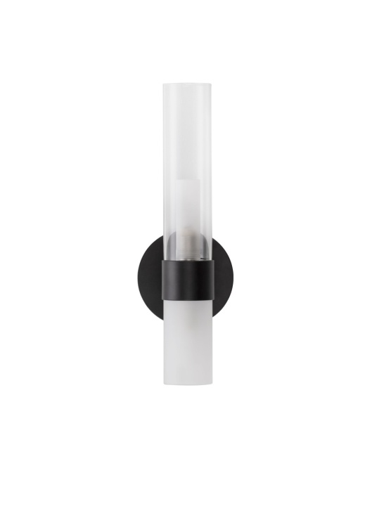 Aplica perete decorativa Century Negru / Transparent 10 x 11 x 31 cm - Img 2