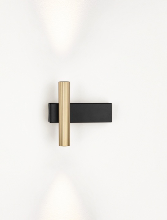 Aplica perete decorativa Paron Negru / Auriu 15 x 5,5 x 15 cm - Img 4