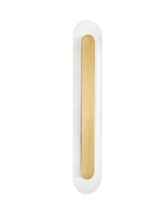 Aplica perete decorativa Vetrio Auriu / Transparent 14 x 6,5 x 70 cm - Img 2