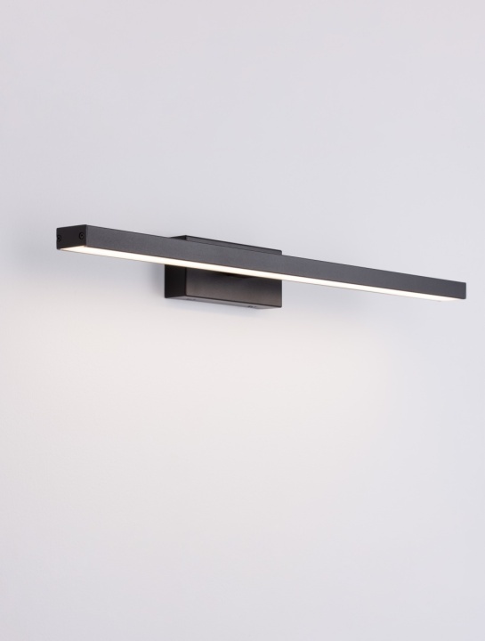 Aplica perete pentru baie Flat Negru 63 x 9 x 7,5 cm - Img 5