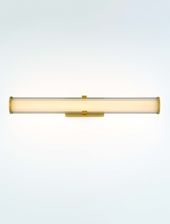 Aplica perete pentru baie Hedula Auriu / Transparent 63 x 8,2 x 12 cm - Img 4