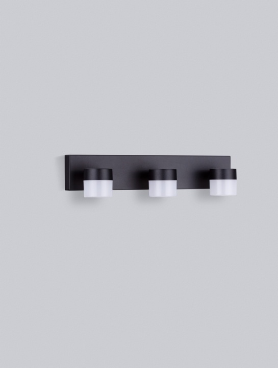 Aplica perete pentru baie Teko Negru 38,5 x 11,5 x 7,5 cm - Img 3