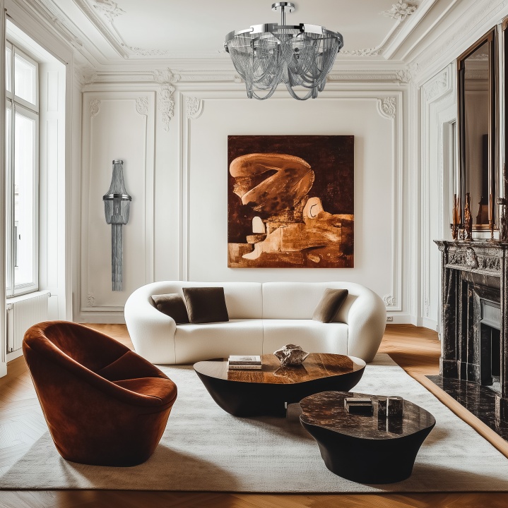 Aplică ROMA, nichel lucios - Img 2