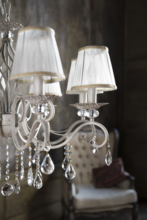 Candelabru Grace Ø 72 cm E14 - Alb - Img 2