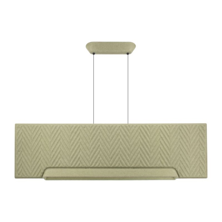 Corp de iluminat acustic Echo 2680 LED 26W 3000K – verde deschis panou acustic - Img 2