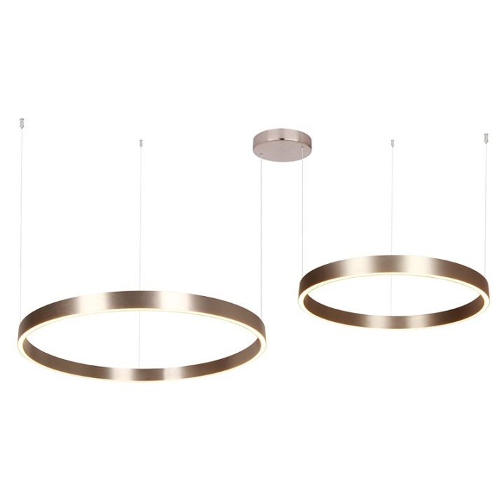 Corp de iluminat suspendat Anello Lumina LED 3000K - Electroplate Brushed Coffee - Img 2