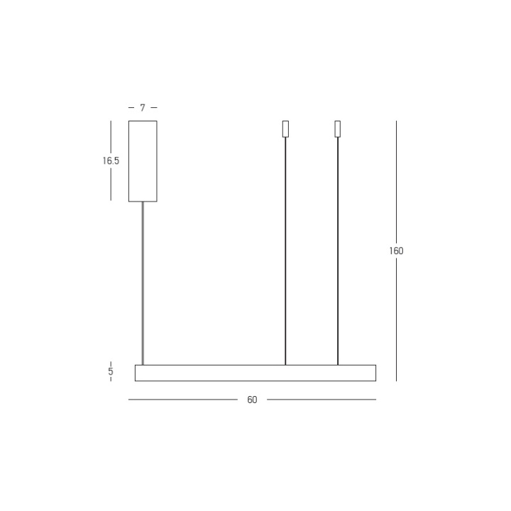 Corp de iluminat suspendat Elba 3000K - Electroplate Brushed Coffee - Img 2