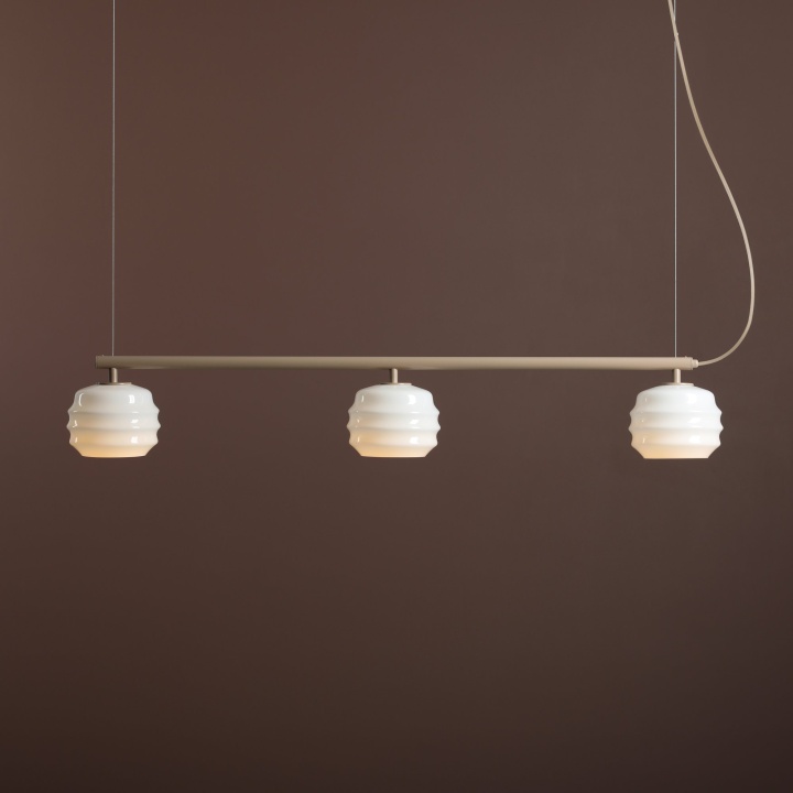 Corp de iluminat suspendat Puff 108 cm 3xE27 - Bej - Img 3