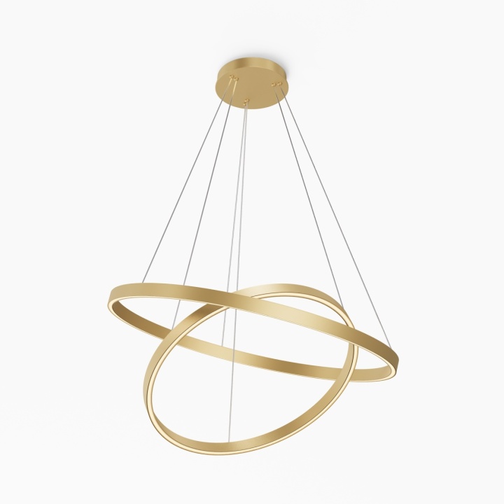 Corp de iluminat suspendat Rim Ø 80 cm - Auriu - Img 2