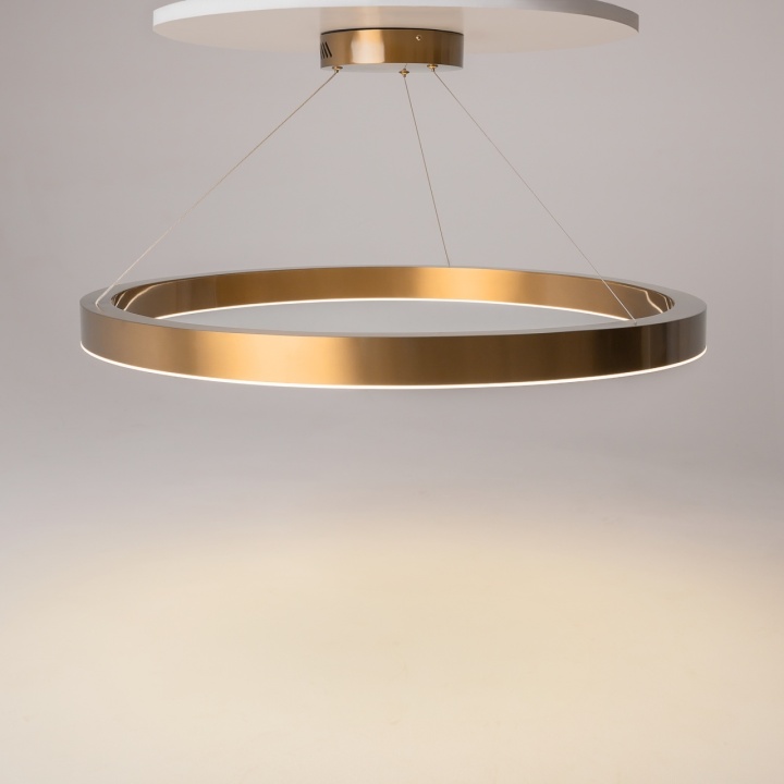 Corp de iluminat suspendat Saturno Ø 80 cm 3500K - Auriu - Img 4