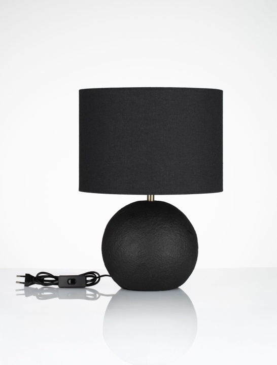 Lampa de masa Ever Negru Ø30 x H 45 cm - Img 3