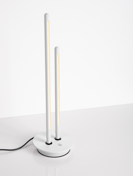 Lampa de masa Intec Alb Ø15 x H 50 cm - Img 5
