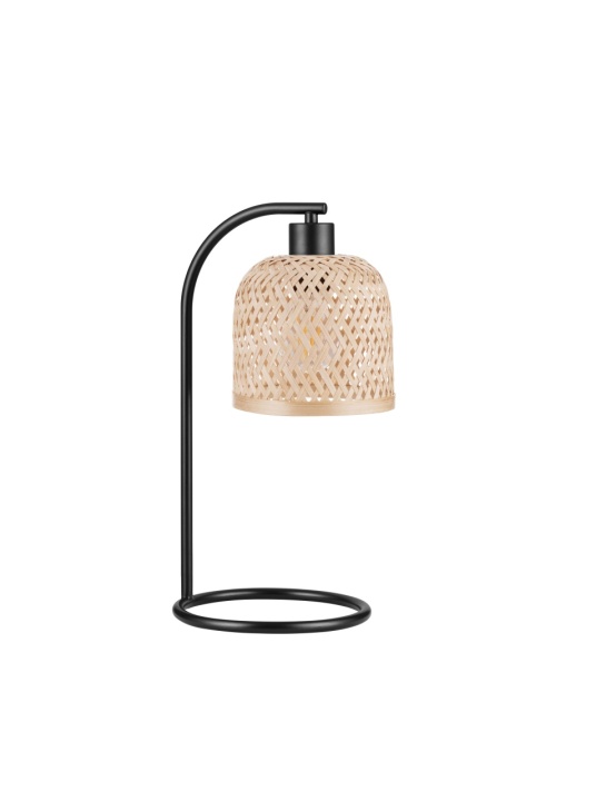 Lampa de masa Intra Negru / Natural Ø20 x H 41 cm - Img 2