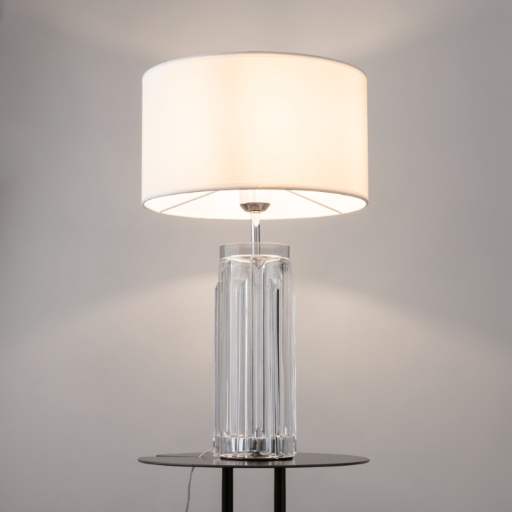 Lampă de masă Muse Ø 32 cm E27 - Crom - Img 2