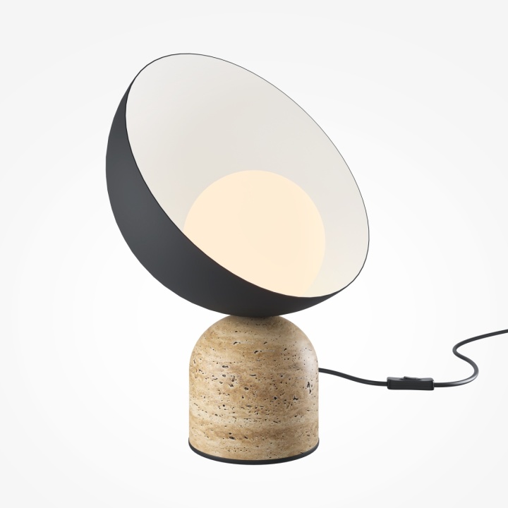 Lampă de masă TAVO Ø 12.5 cm G9 - Negru - Img 2