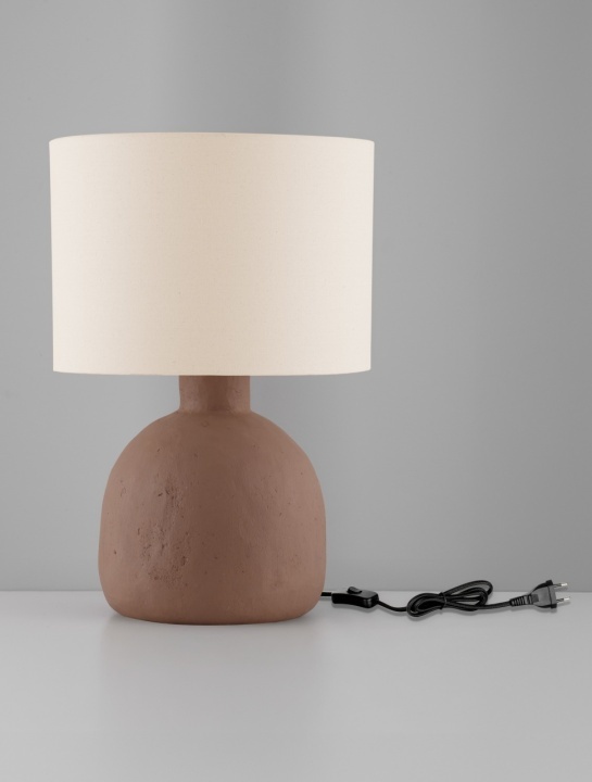 Lampa masa / veioza Separe Taupe Ø38 x H 55 cm - Img 3